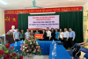 Đoàn công tác trao tặng Phòng máy tính cho Trường THCS xã Noong Hẹt