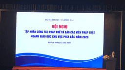 Hội nghị tập huấn công tác pháp chế và báo cáo viên pháp luật ngành giáo dục các tỉnh phía bắc